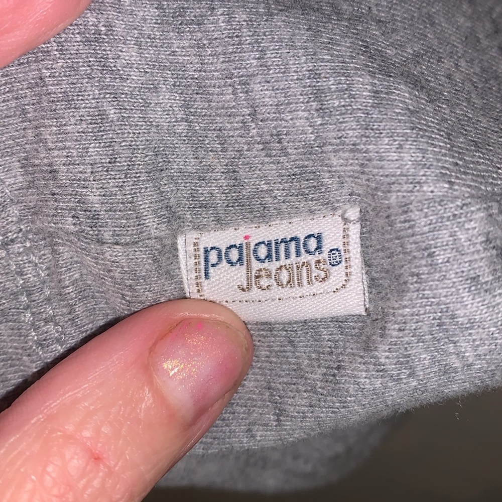 Pajama jeans vintage shirt with Rhinestone Paw Design - Picture 6 of 8